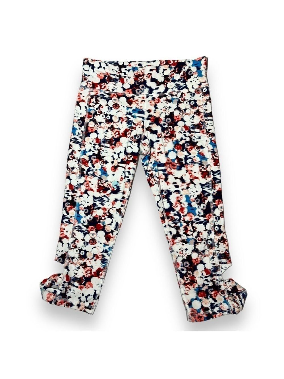 Xersion Women’s Fitted Cotton Blend Capris Multicolor Size Medium